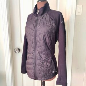 Spyder Women’s Nova Hybrid Sweater Fleece and Quilted Puffer Jacket Large